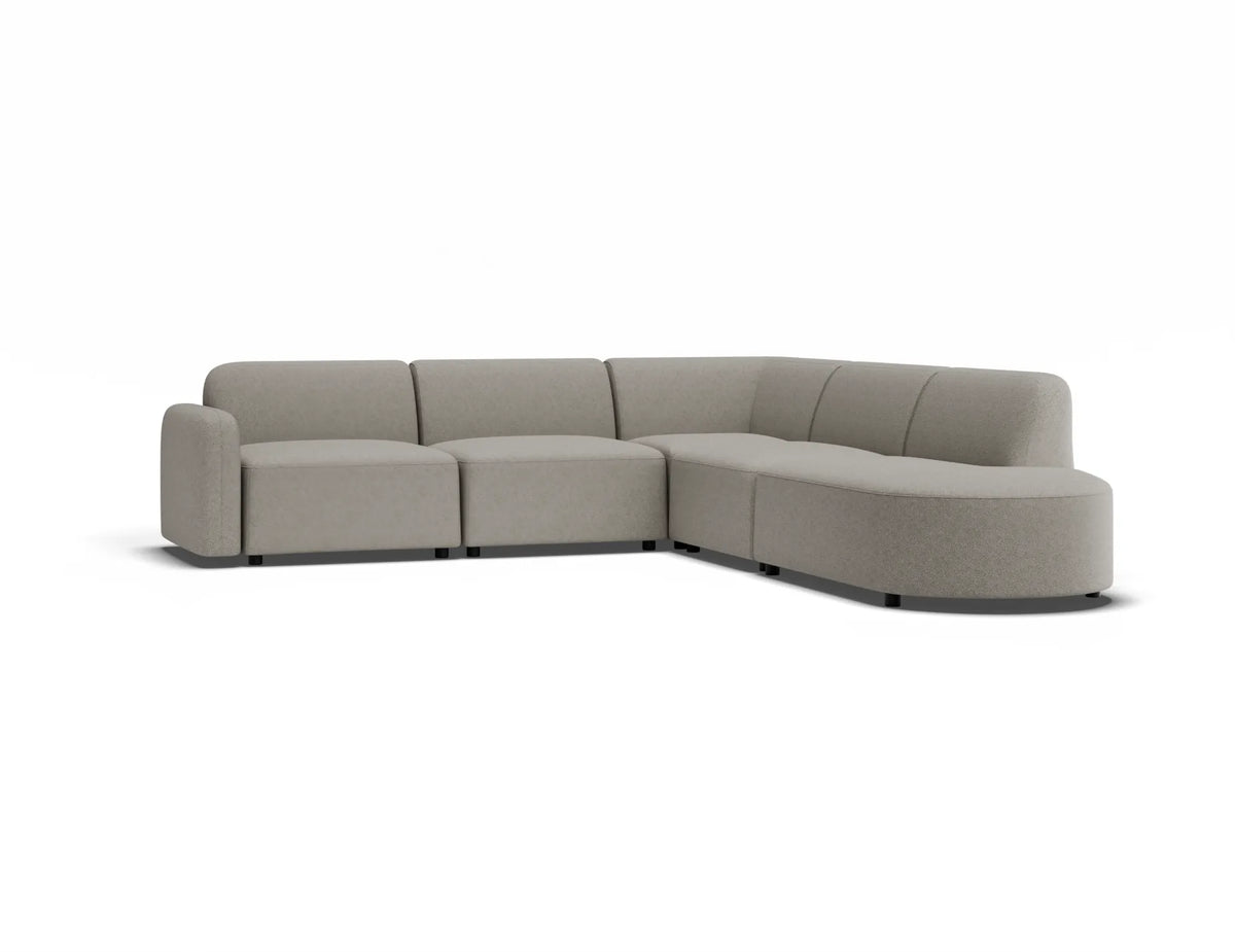 Atticus 268 x 255cm Curved Modular Sofa