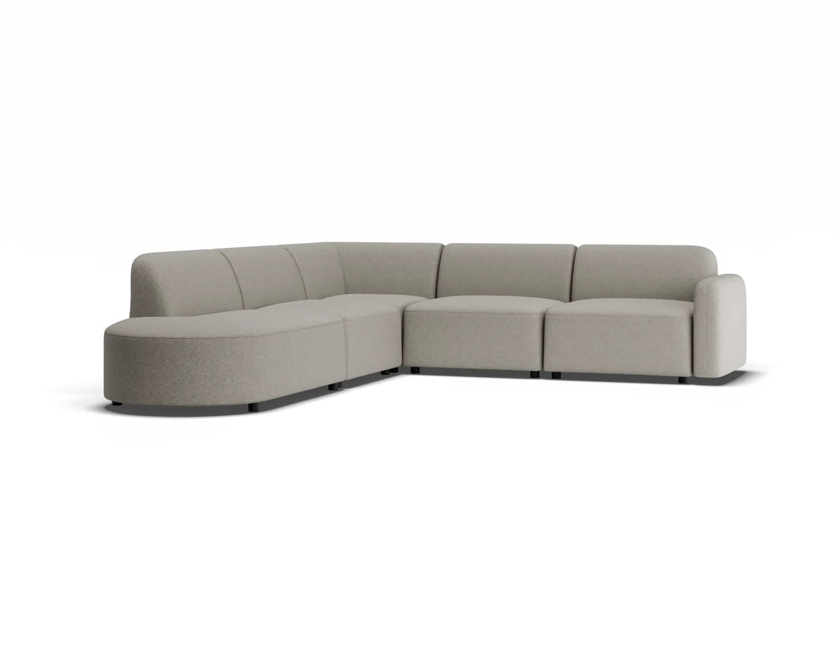 Atticus 268 x 255cm Curved Modular Sofa
