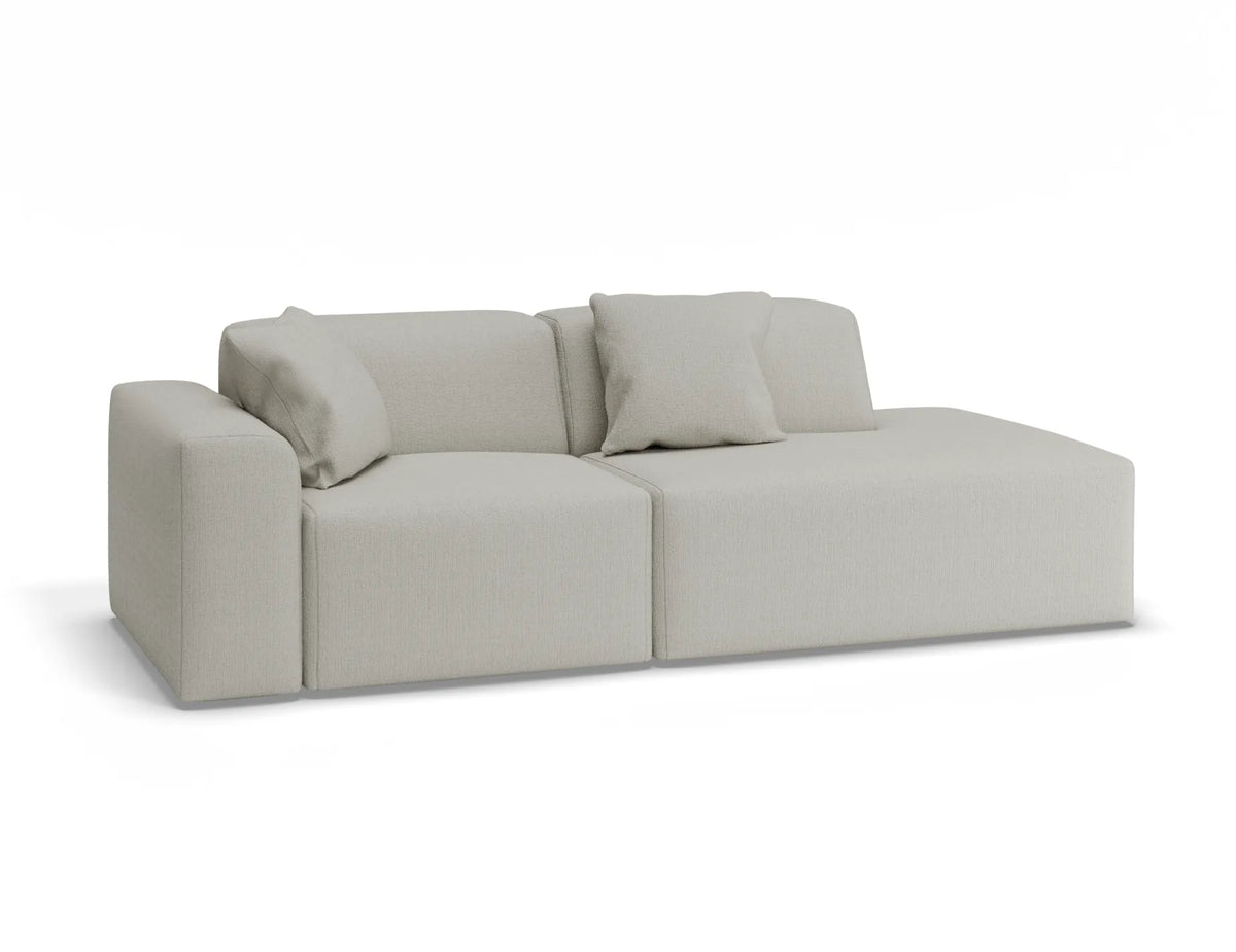 Monaco 231cm Sofa with Open End