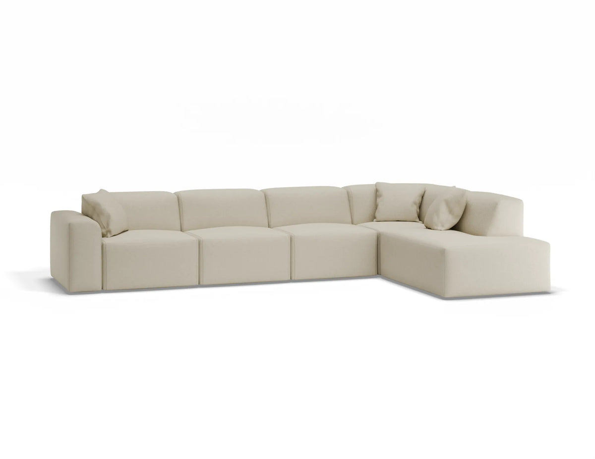 Monaco 374 x 219cm Corner Sofa with Open End