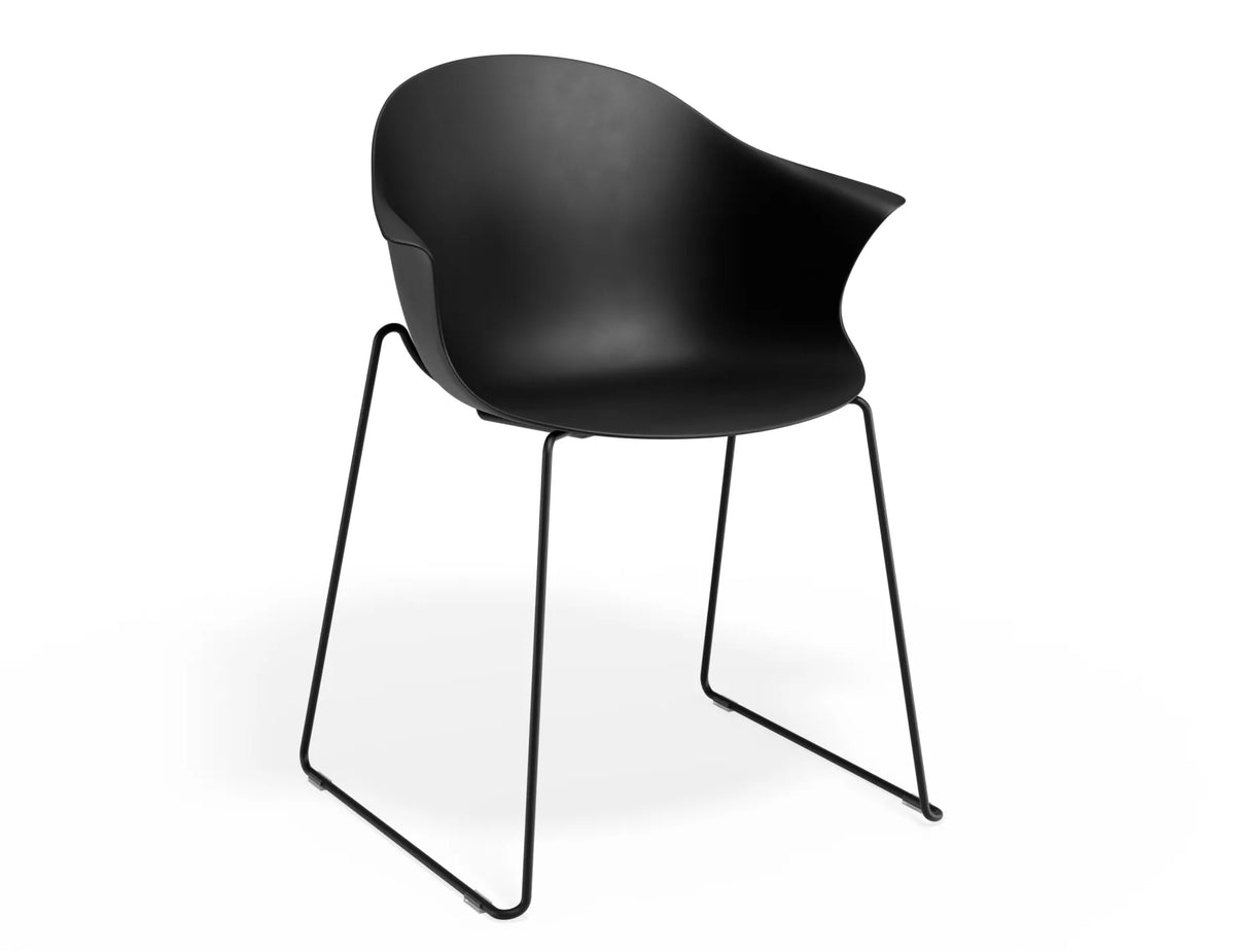 Pebble Sled Base Dining Armchair