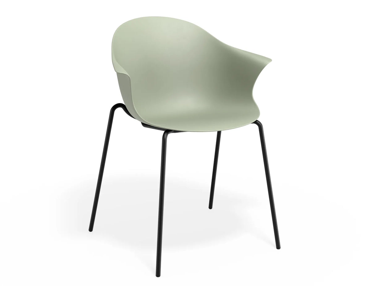 Pebble Castor Base Dining Armchair