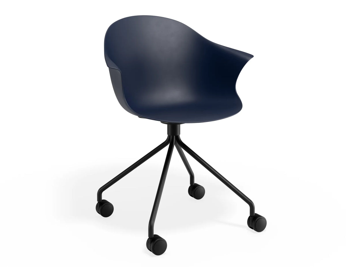 Pebble Castor Base Dining Armchair
