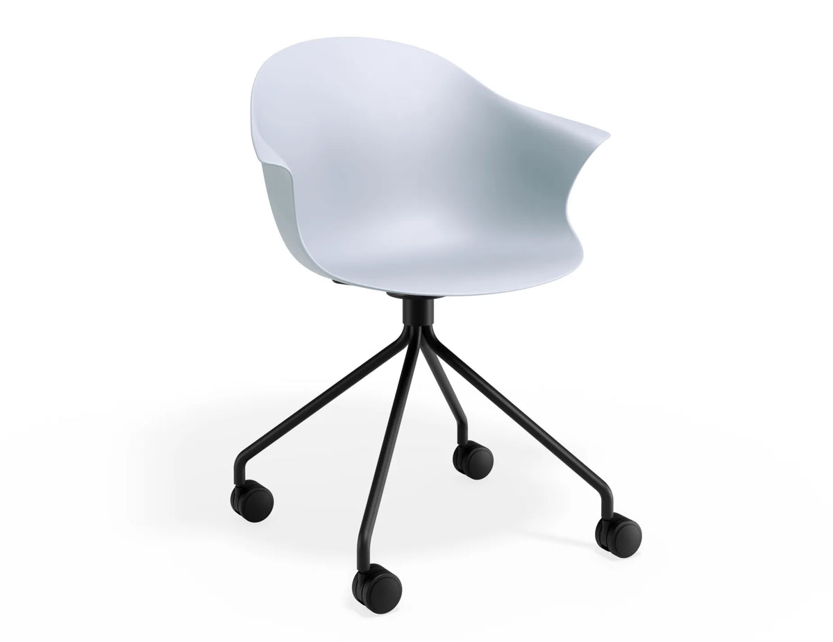 Pebble Castor Base Dining Armchair