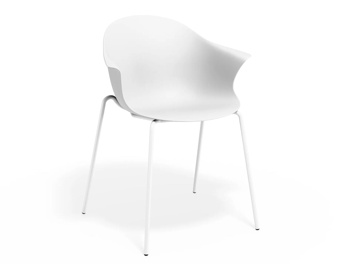 Pebble Castor Base Dining Armchair
