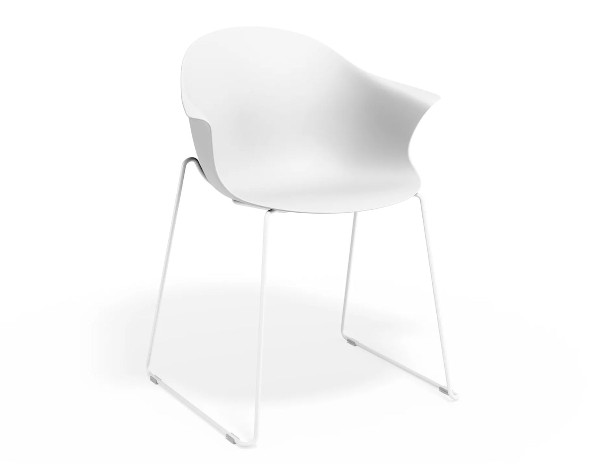 Pebble Pyramid Base Dining Armchair