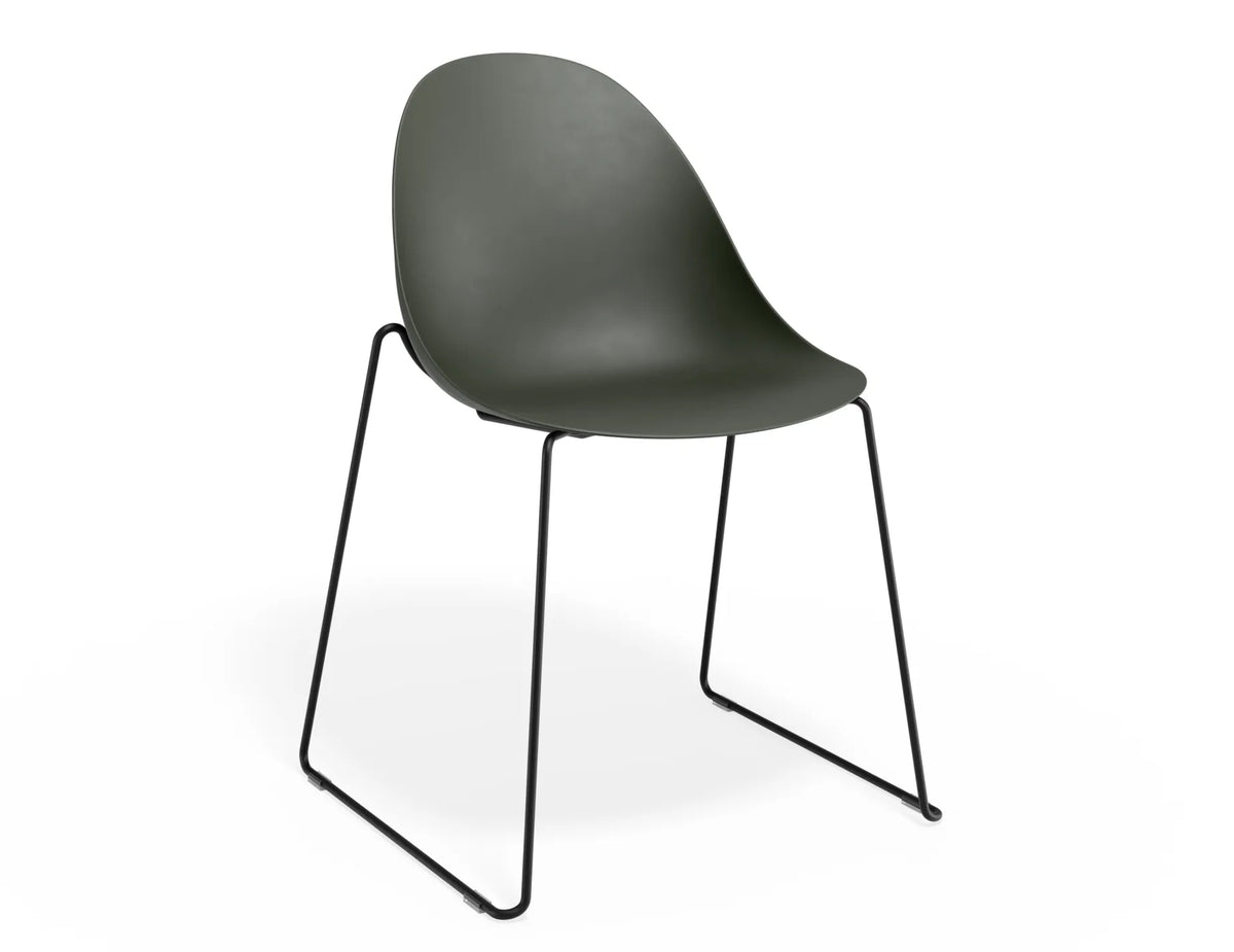 Pebble Pyramid Base Dining Chair