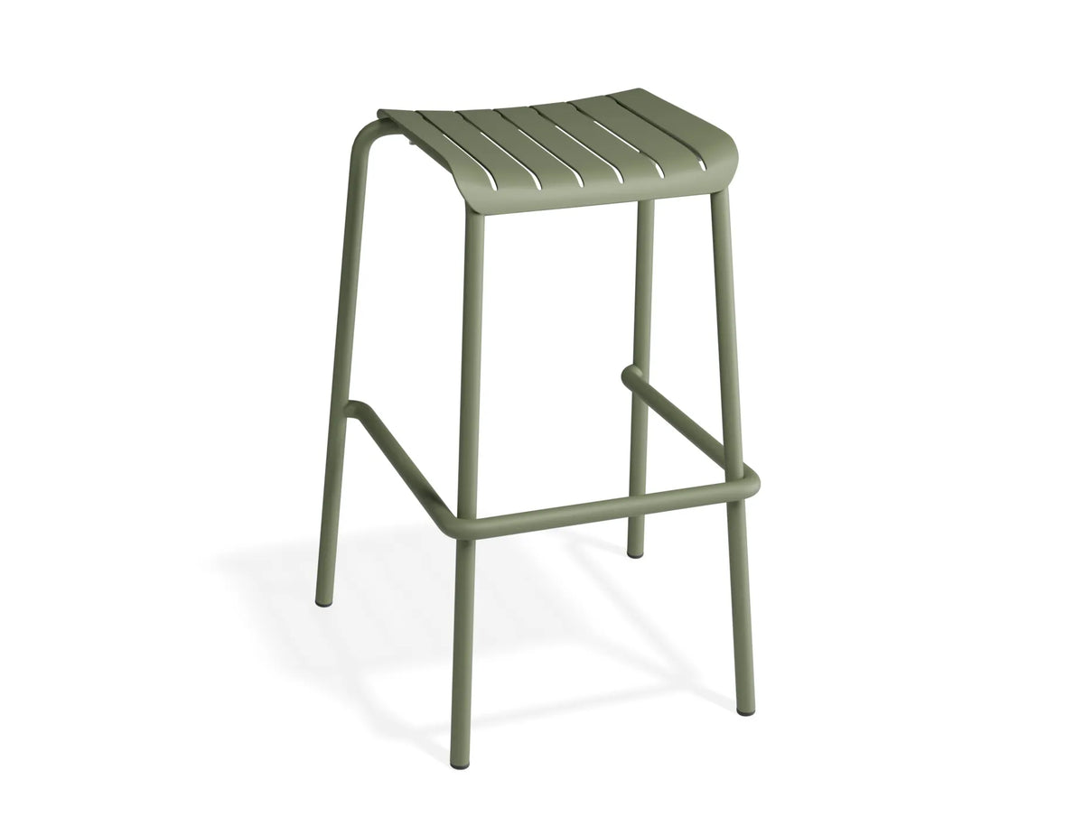 Roku Outdoor Backless Bar Stool
