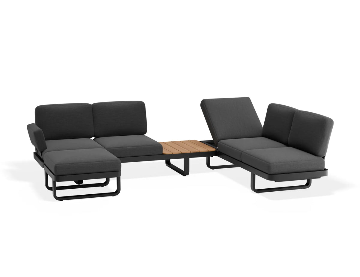 Delmar Config F Outdoor Modular Sofa