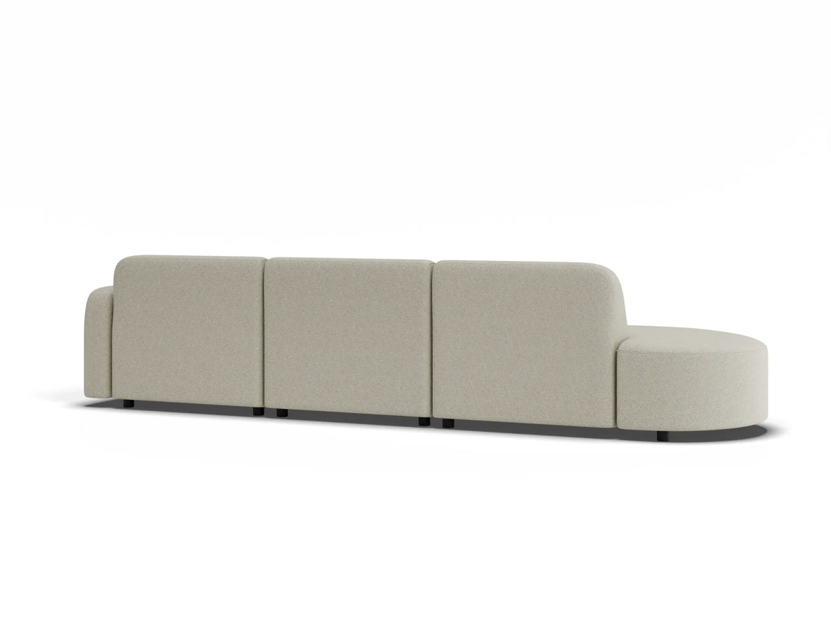 Atticus 326 x 87cm Curved Modular Sofa