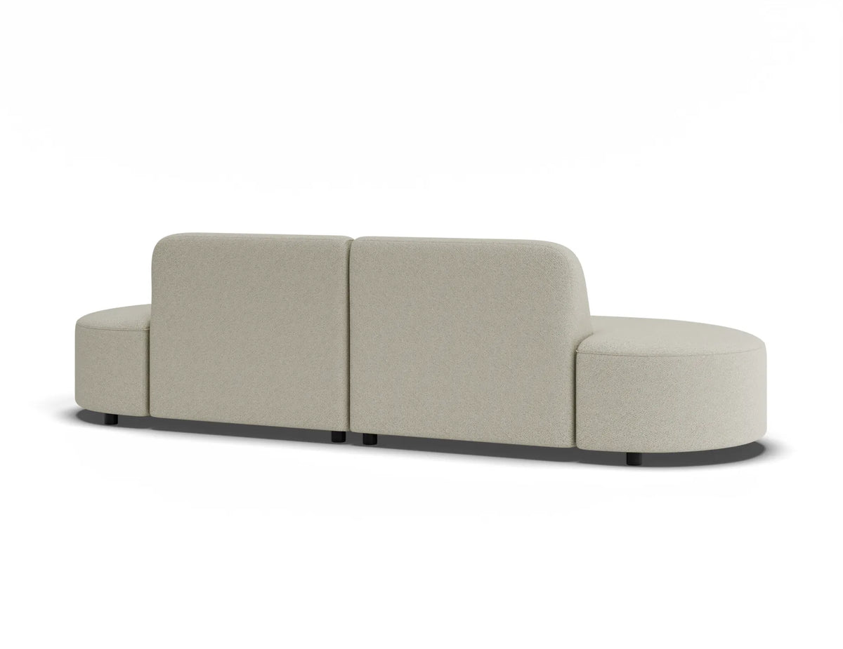 Atticus 180 x 86cm Curved Modular Sofa