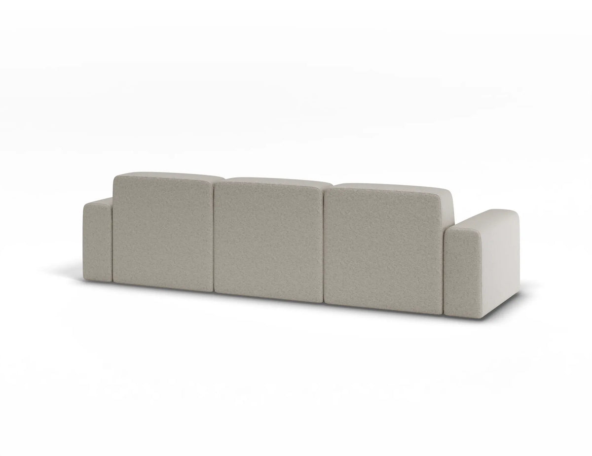 Block 3 Seater Chaise Sofa