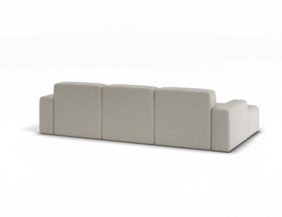 Block 3 Seater Chaise Sofa