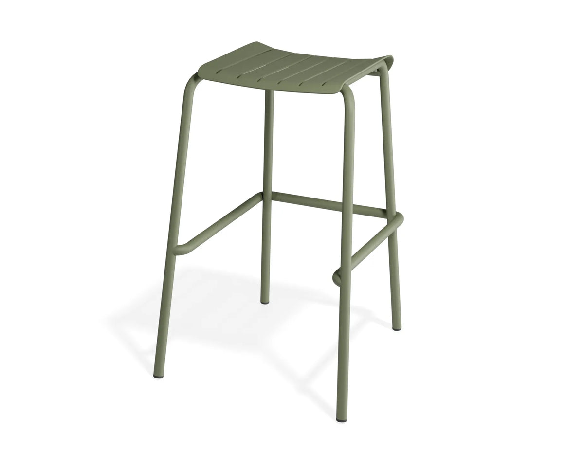 Roku Outdoor Backless Bar Stool