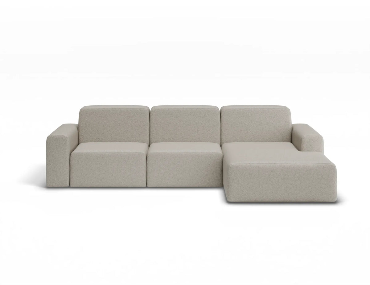 Block 3 Seater Chaise Sofa