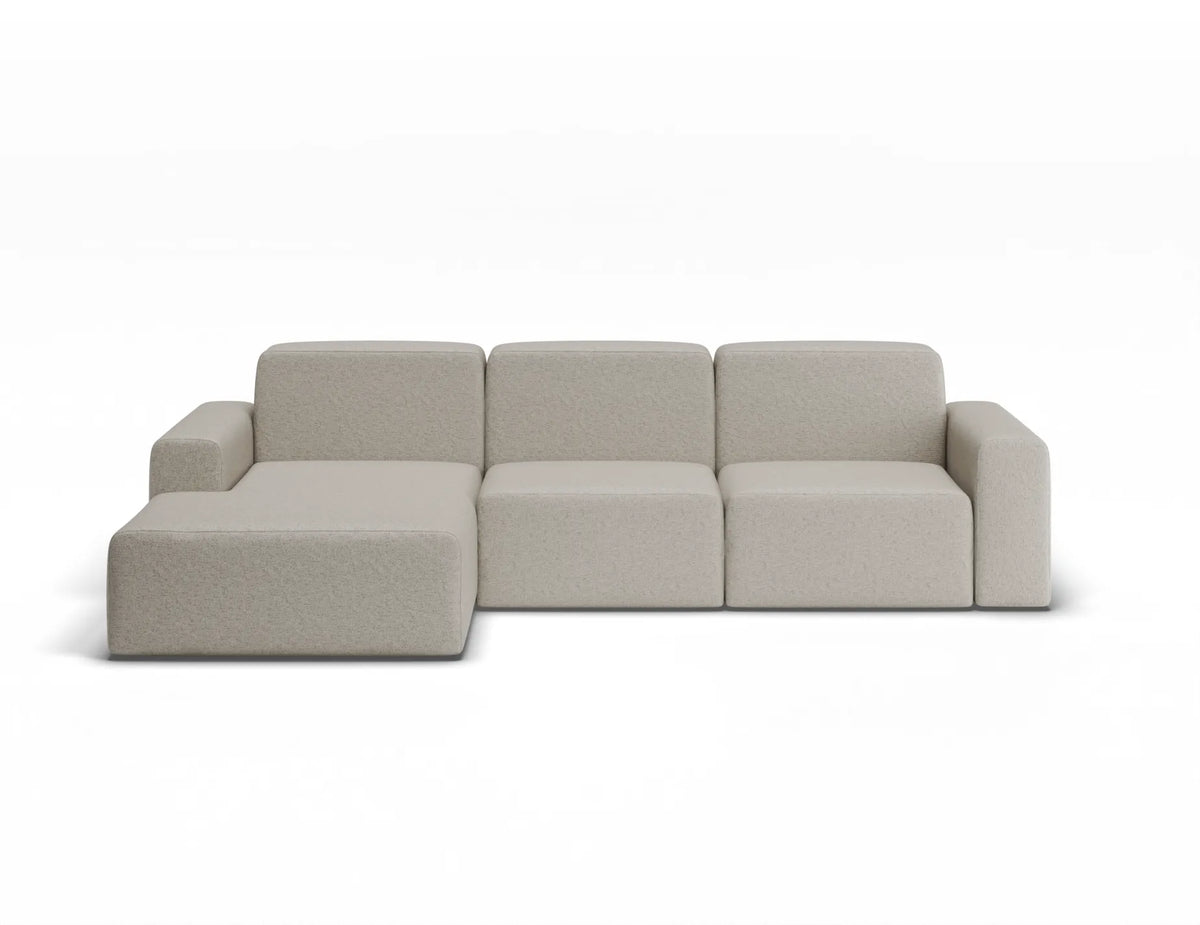 Block 3 Seater Chaise Sofa
