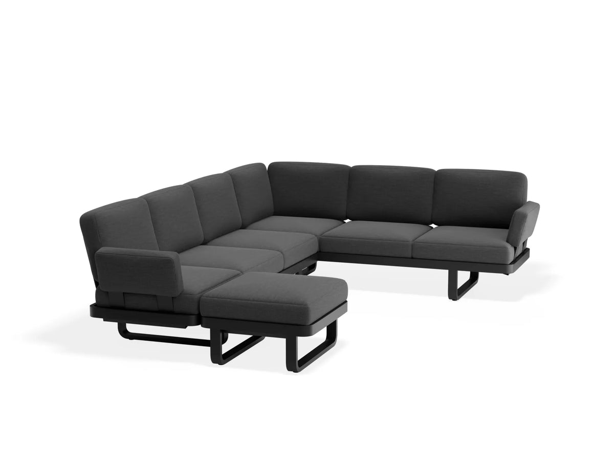 Delmar Config F Outdoor Modular Sofa