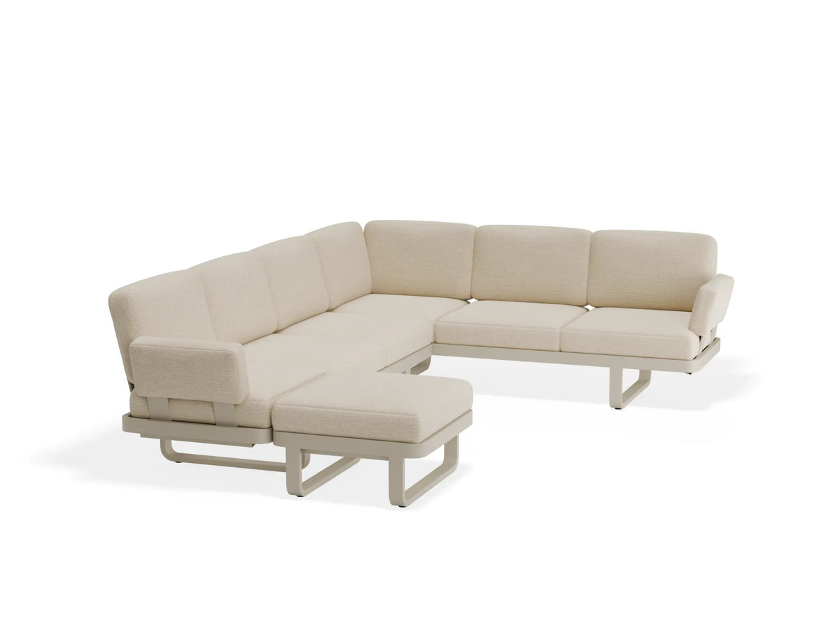 Delmar Config F Outdoor Modular Sofa