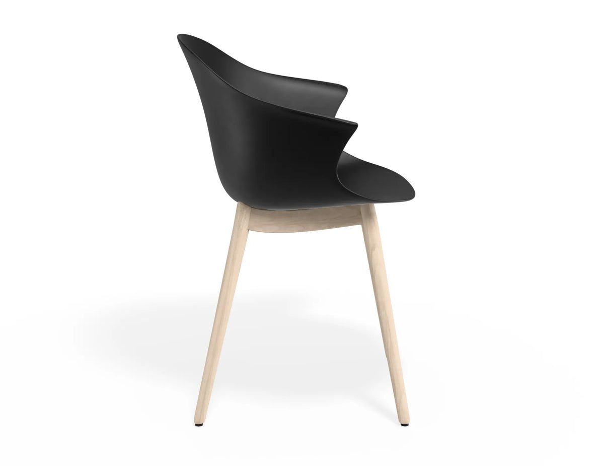 Pebble Beechwood Base Dining Armchair