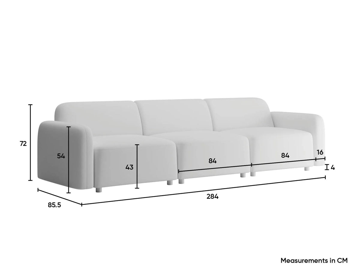 Atticus 3 Seater Modular Sofa