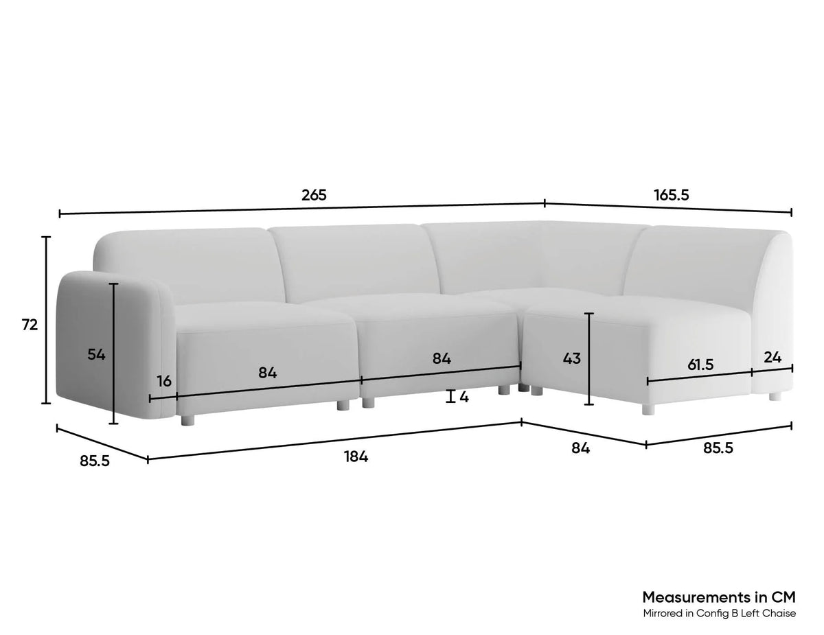 Atticus Modular Sofa with Chaise