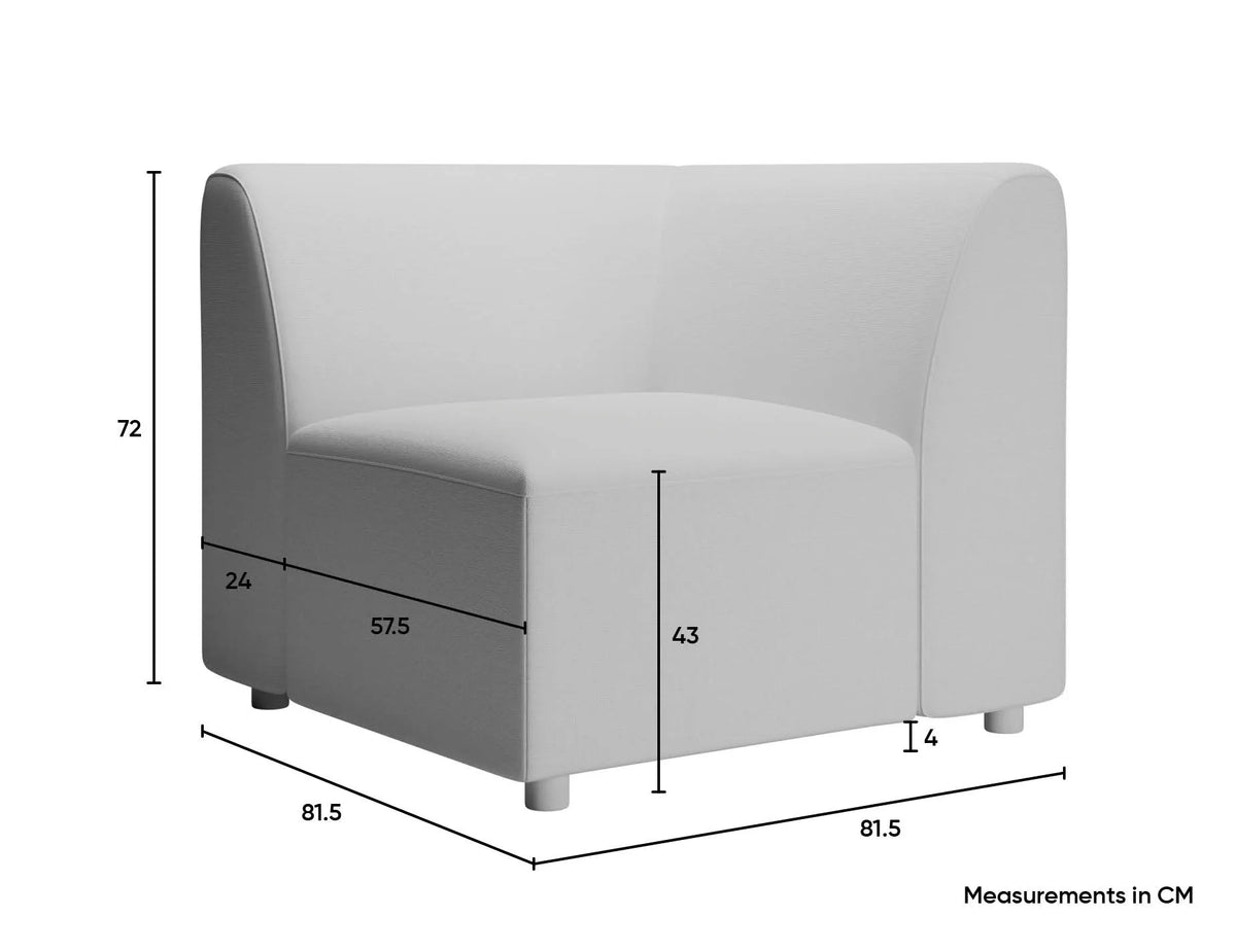 Atticus Modular Sofa Corner Section