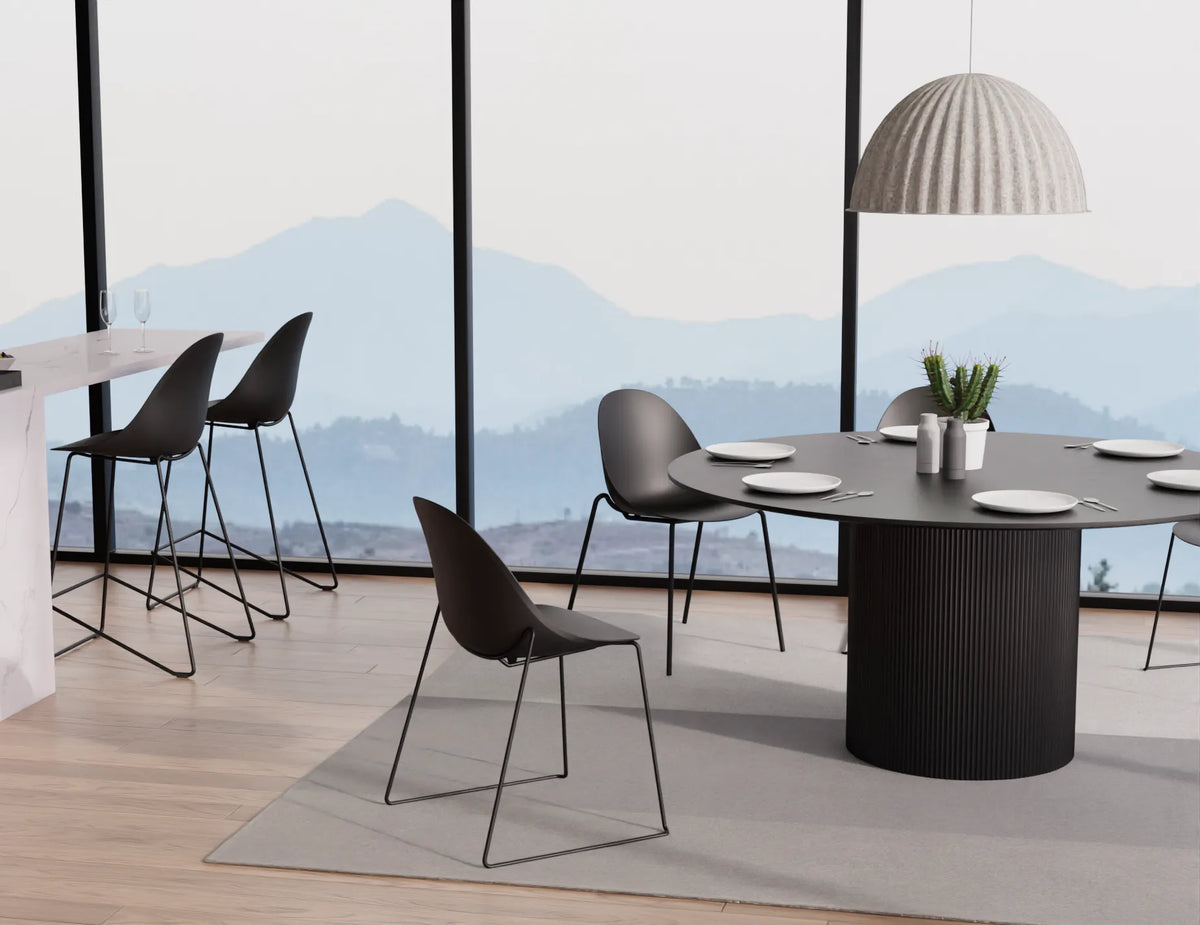 Pebble Beechwood Base Dining Chair