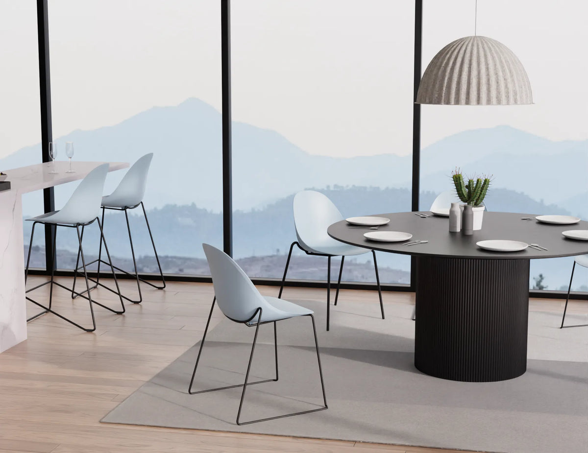 Pebble Beechwood Base Dining Chair