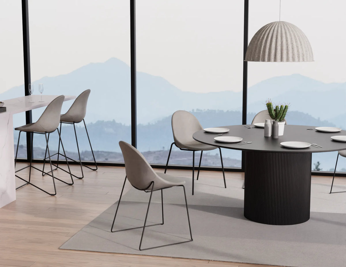 Pebble Beechwood Base Dining Chair