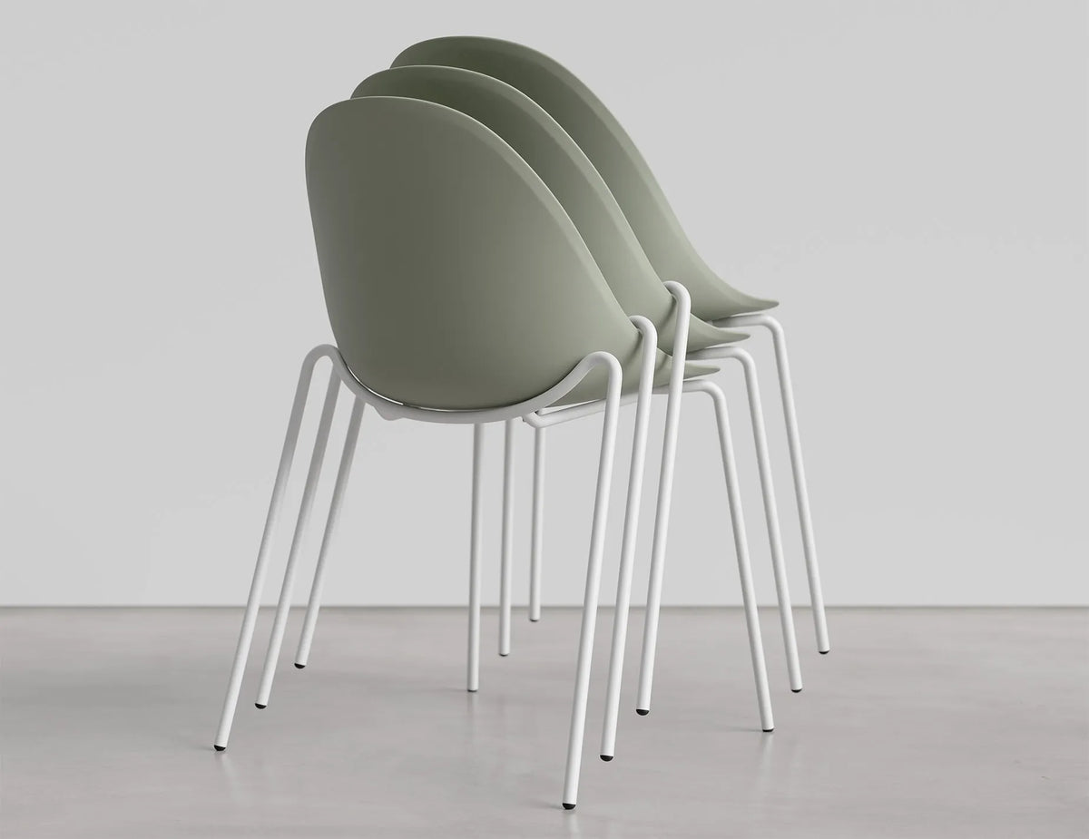 Pebble Pyramid Base Dining Chair