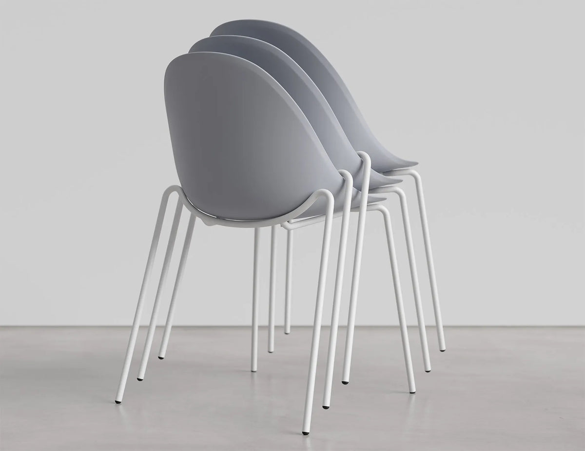 Pebble Pyramid Base Dining Chair
