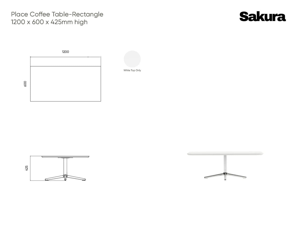 Place 120cm Coffee Table