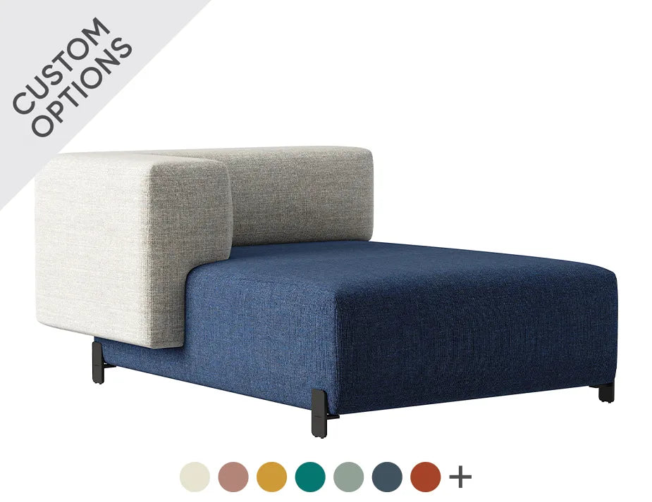 Quest Left Chaise Sofa Section