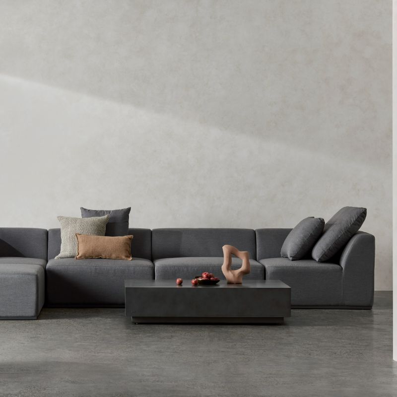 Relax Modular 6 L-Sectional Sofa Full Set