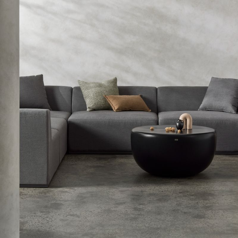 Relax Modular 6 L-Sectional Sofa Center Table