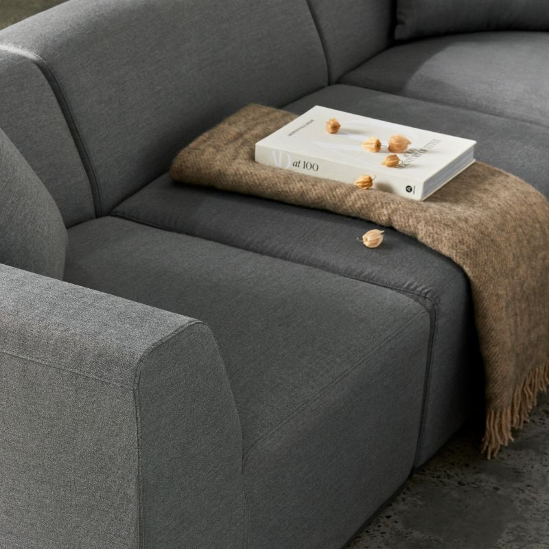 Relax O37 Modular Sofas Sooty Right Side With a Book
