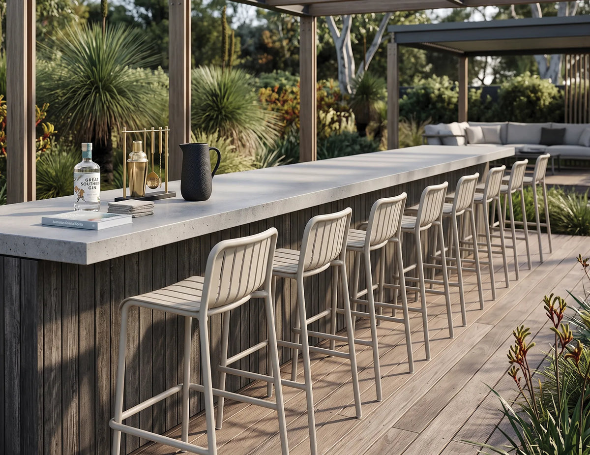 Roku Outdoor Bar Stool