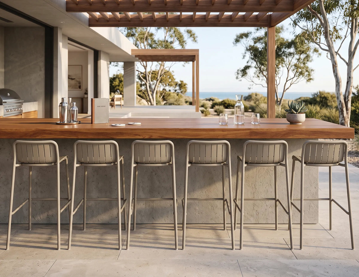 Roku Outdoor Bar Stool