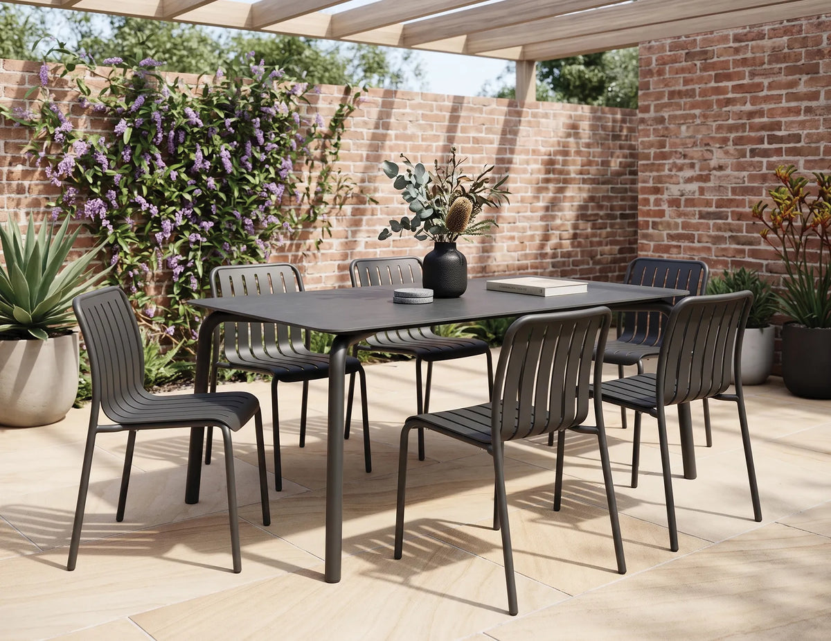 Roku 160cm Outdoor Dining Table with Ceramic Top