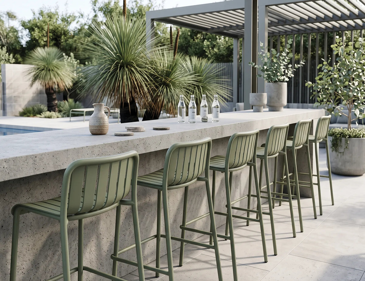 Roku Outdoor Bar Stool