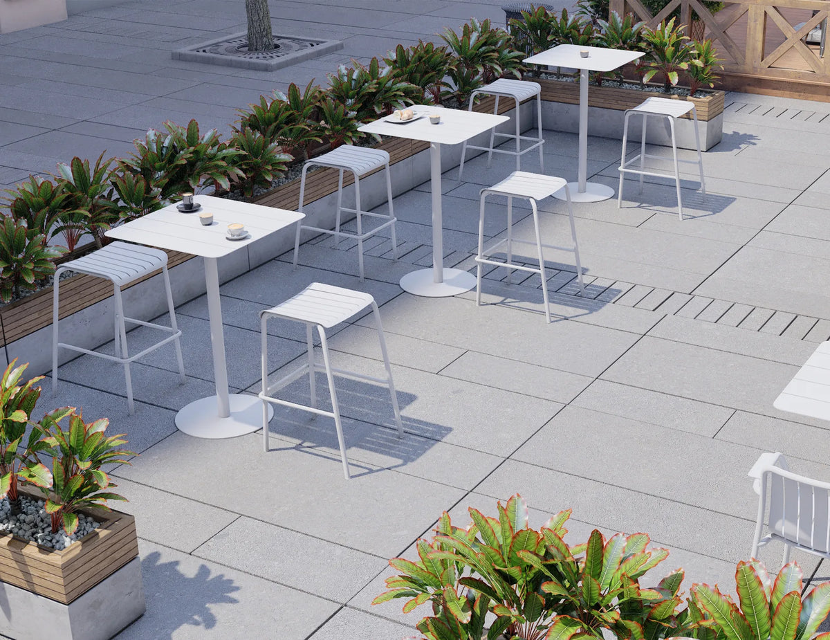 Roku Outdoor Backless Bar Stool