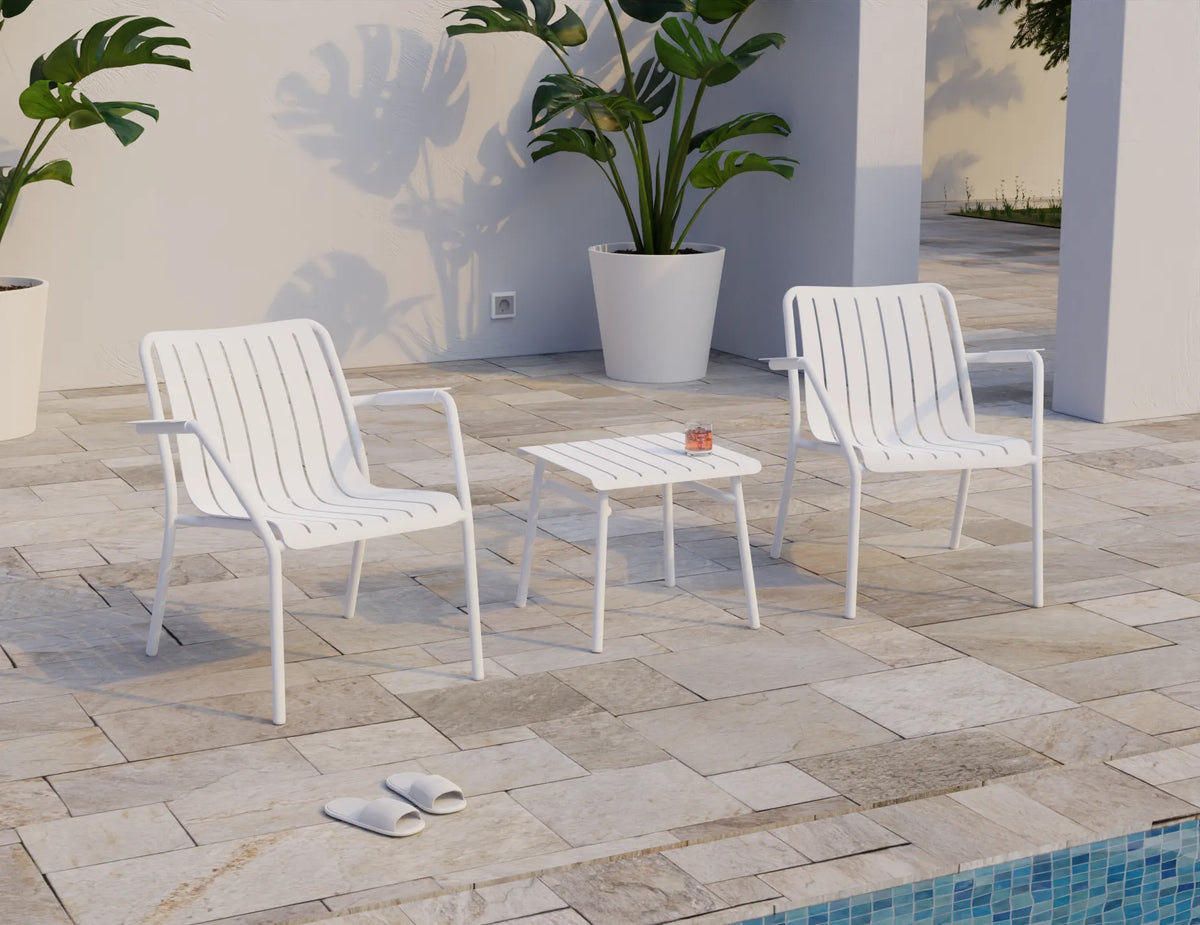 Roku Outdoor Low Stool