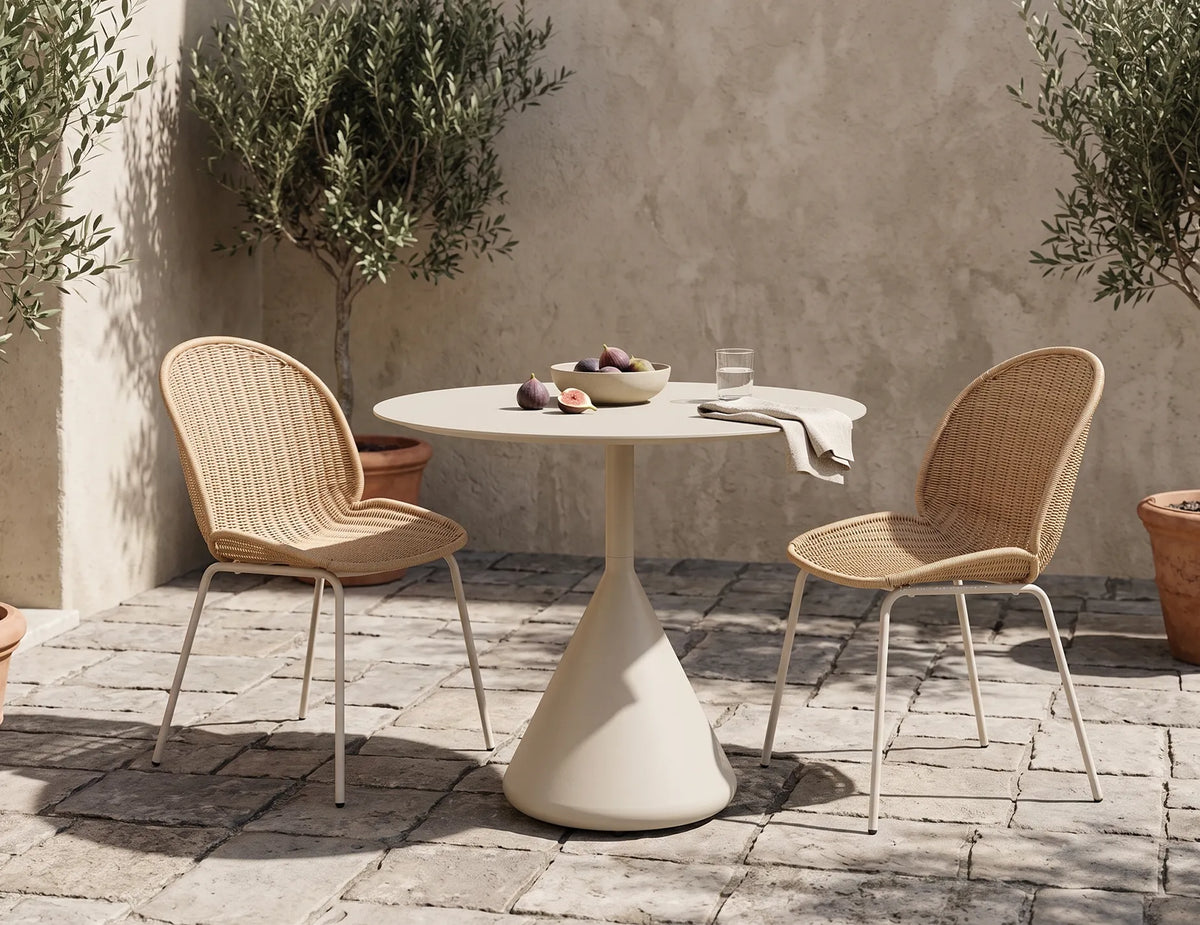 Kora 90cm Outdoor Round Cafe Table