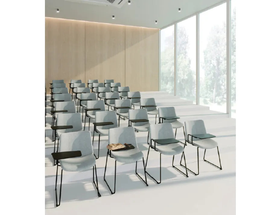 Flow Dining Armchair with Sled Base