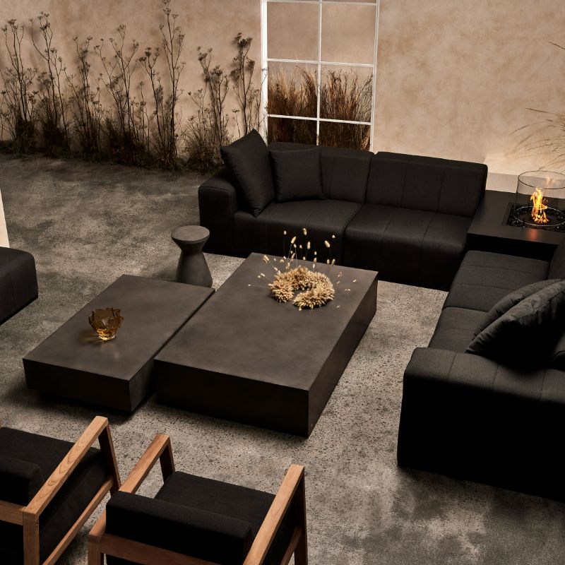 Sit A28 Lounge Chair Full Set With Modular Sofa Coffee Table Cushion