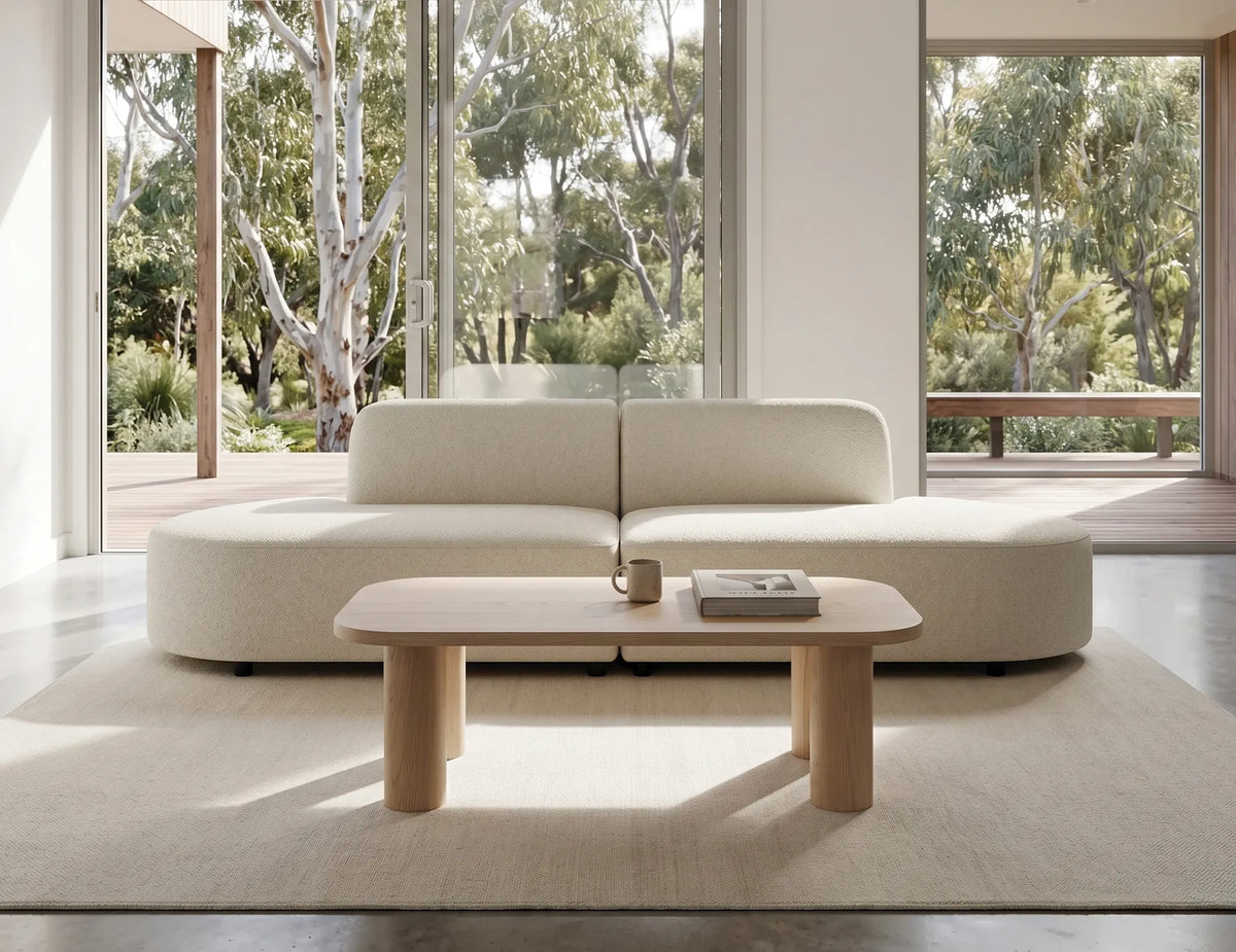 Atticus 180 x 86cm Curved Modular Sofa
