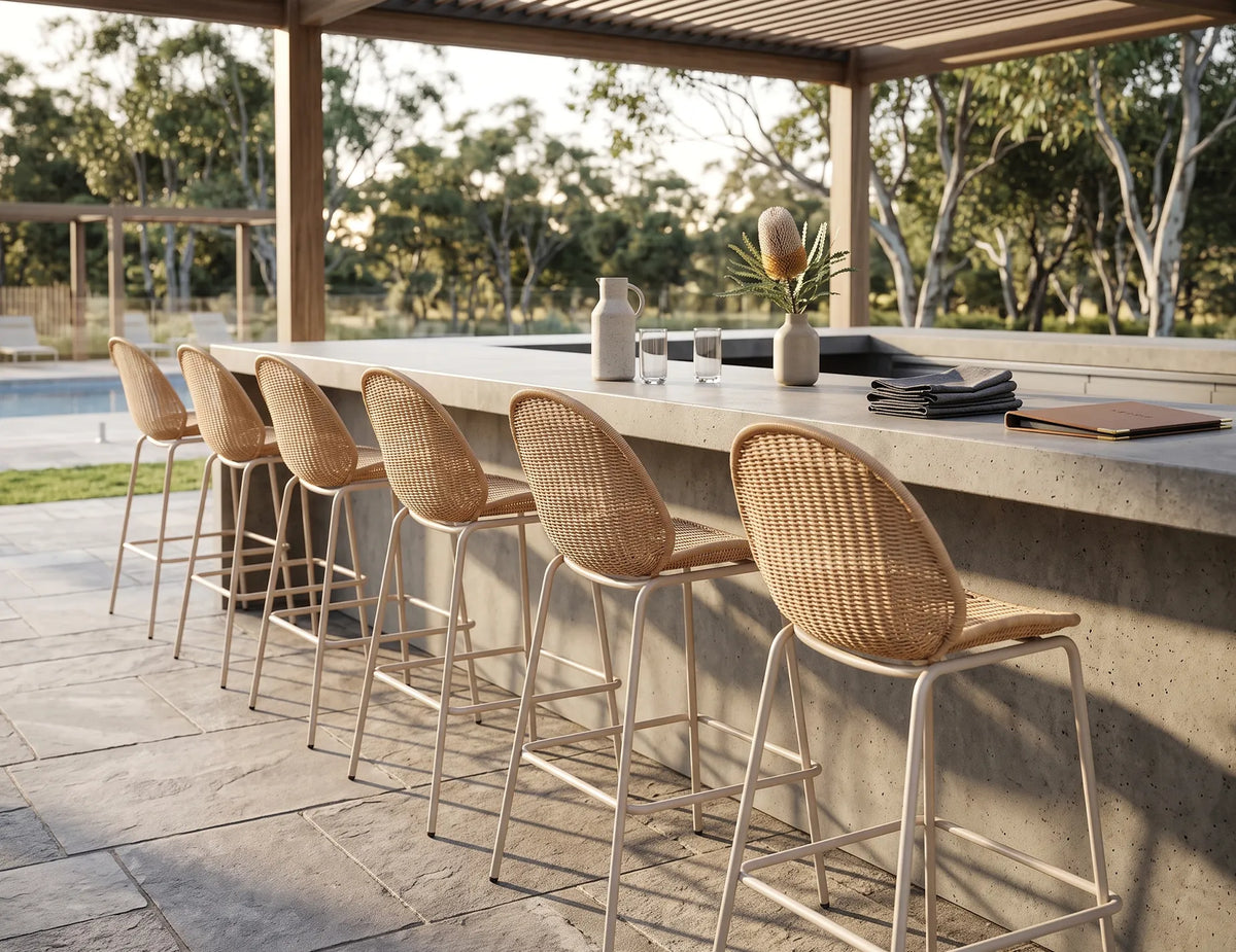 Sombra 75cm Outdoor Bar Stool