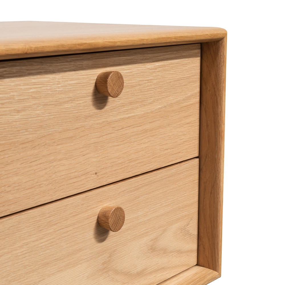 Peterfield 2 Drawer Side Table