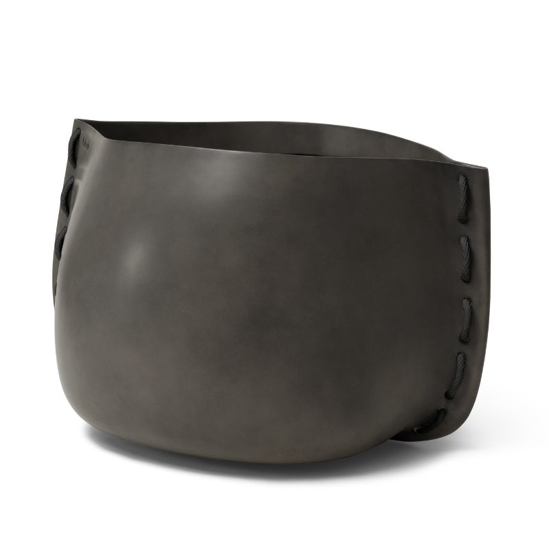 Stitch 100 Designer Pot Plant Natural Black Rope