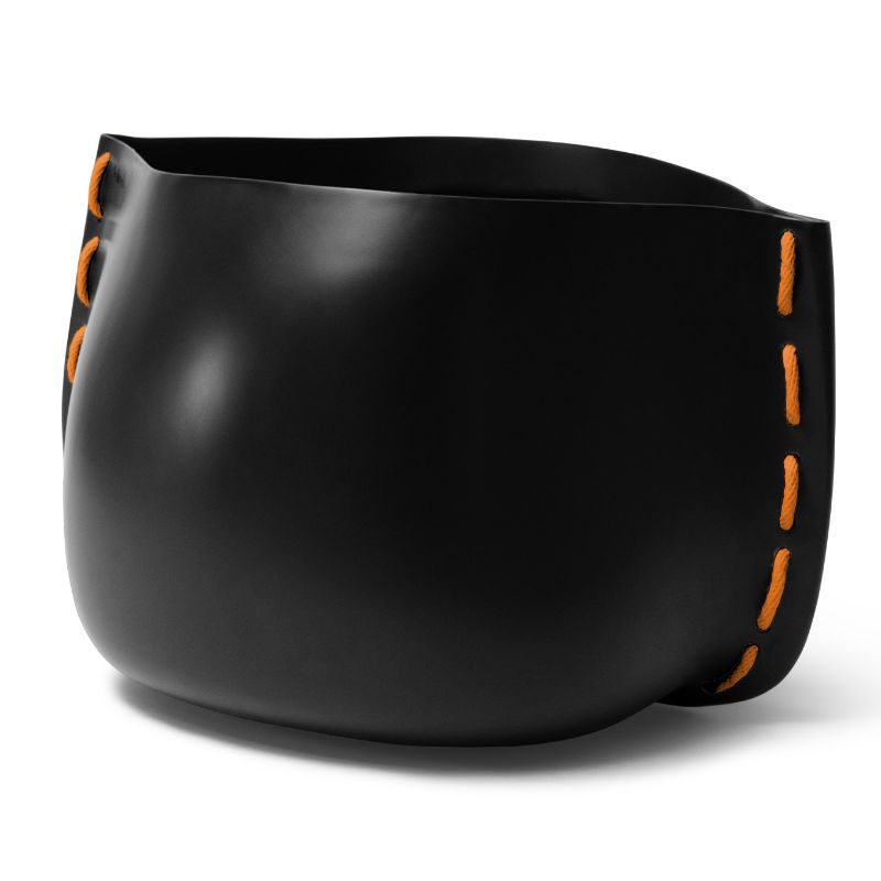 Stitch 125 Designer Pot Plant Graphite Orange Rope